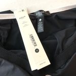 AQUA Swim 1/4 Placket Light Support One Piece Swimsuit Button Black White S Photo 4