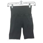 Free People  MOVEMENT‎ Good Karma Bike Shorts Washed Black Laser Cut Gray XS/S Photo 2