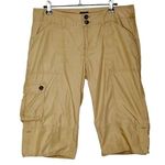 Patagonia Womens Super Cali Roll Tab Cargo Shorts Organic Cotton Size 8 Tan Photo 0