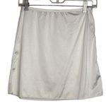 Vintage Gilligan & O'Malley Nylon Mini‎ Slip White Size M Photo 2