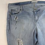 Torrid  Plus 26 Boyfriend Straight Jeans Stretch Distressed Holes Rips Stretch Photo 4