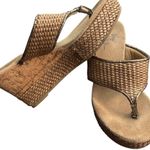 Very Volatile  Brown Woven Wedge Sandals Photo 0