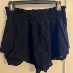 Black Linen Skirt With Shorts Size M Photo 0