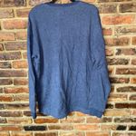 I Love Ugly Blue Oversized Pullover Terry Tunic Sweatshirt Women's Size Large Photo 5