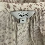 Rails Dress Womens XS Mini Animal Print Leopard Long Sleeve Jasmine Smocked Photo 4