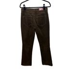 Lands' End Lands’ End Chocolate Brown Corduroy Mid Rise Bootcut Pants Sz 6 Women Photo 1