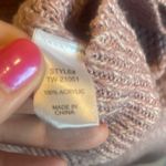 June & Jo size Medium pink turtleneck sweater Photo 5