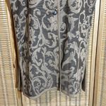 Jacques Vert Vintage 1990s Long Black and Tan Knit Sweater Vest Large? Photo 8