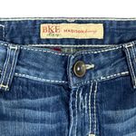 BKE  Denim Madison Skinny Crop Embroidered Back Pocket Jeans Photo 1