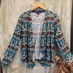 Rock & Roll Cowgirl Rock & Roll Denim Cowgirl Girl's Size XL 10/12 Cardigan Southwest Open Photo 0