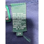 La Chine Knitwear by Galinda Wang Striped Blazer Jacket Gold Buttons Nautical 2X Blue Photo 10