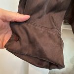 LINDA ALLARD ELLEN TRACY 100% Silk Brown Sequin Blouse Top Formal Plus Size 20 Photo 5