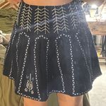 Alya Blue White Striped Skirt Photo 0