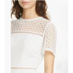 Ted Baker  London 12 White Dress Allara Cocktail Mini Semi Formal Large Lace Boho Photo 3