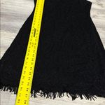 Jessica Howard Black Lace with Fringe Bottom Sleeveless Knee Length Dress Size 8 Photo 10
