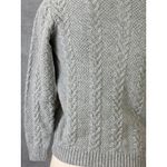 Janie and Jack Gray Cable Knit Shawl Collar Cardigan Button Front Sweater 8 Photo 7
