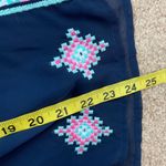 Crown & Ivy Navy Embroidered  Tank Top PL Photo 4