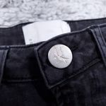One Teaspoon  2020 Black Swan Denim Mini Skirt Size 25 NWT Raw Cutoff Hem Stretch Photo 7