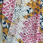 Beachy Wide Sleeve Lightweight Pull On Romper Cover Up with‎ Lace Detail Size L Pink Size L Photo 1