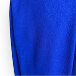 Vintage Blue 100% Wool Oversized Long Overcoat Size 7/8 Photo 10