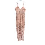 Revolve X Lumiér Lace Midi Dress Cocktail Party Sleeveless Pink Size S‎ Photo 3
