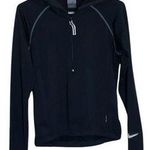 Nike  Black Long Sleeve Athletic Top with hood Photo 0