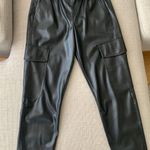 ZARA leather joggers Photo 0