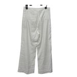 Veronica Beard Women's Size 6 Pants Linen Blend Wide Leg High Rise Ivory Photo 3