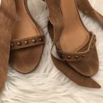 Ulla Johnson Brown Studded Heels Suede Bianca Sandals 37 Photo 3