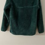 Eddie Bauer Woman's Plush Fleece 1/4 Snap Teal Pullover Size XS Photo 7