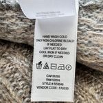 Splendid  Snowfall Turtleneck Poncho in Warm Sand Multi Large Y2K Photo 7