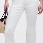 Madewell petite kick out crop jeans pure white nj430 women size p27 Photo 0