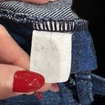 Vtg YES Size 9 25” Mom Jeans Blue Denim High Rise Tapered Leg Tribal Pattern USA Photo 8