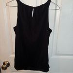 Ann Taylor Black Tank Top Classic Scoop Neck Photo 3