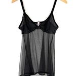 Victoria's Secret Vintage Y2K 2002 Victoria’s Secret black mesh lingerie mini dress Photo 0
