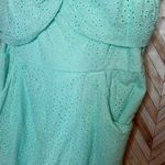 Unique Vintage Aruba Blue Eyelet Rae Romper Women’s Size XL Photo 1