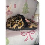 Juicy Couture KAWAKI Faux Fur LEOPARD Slippers, L 8/9 Photo 3