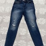 Cello Dark Blue Distressed Skinny Jeanss sz 3 Photo 0