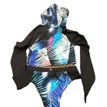 Forever 21  Hugh Waisted Bikini Long Sleeve Tash Guard With Hood medium Photo 2