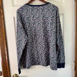 LC Lauren Conrad Lauren Conrad Floral Print Sleep Soft Top Comfy Long‎ Sleeve Crew Neck XXL Photo 1