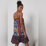 Anthropologie  Paisley Velvet Slip Dress Womens Size S Photo 3