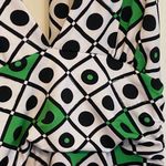 Ketchup Black White Green Dress Halter V Neck Tie Neckline Pin Up NWT Size M Size M Photo 1