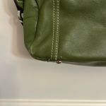 Sophia Caperelli Green Leather Silver Tone Hardware Shoulder Bag Purse Photo 8