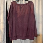 Maurice's  Burgundy Long Sleeve Top Photo 2