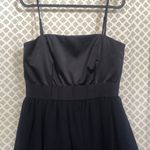 Jake’s‎ navy blue satin & chiffon bridesmaid prom Size 8 Photo 1