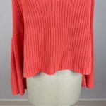 Free People  Damsel Sweater in Coral Photo 4