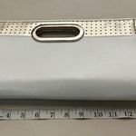 Clutch Sleek White and Silver Clutch with Modern Design Photo 1