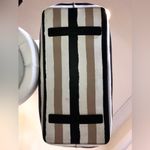 Kate Spade Striped Zipper Top Two Handle Oversized Tote Beach Bag Photo 6