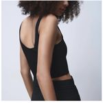 ZARA Black Sleeveless Sweetheart Cropped Top Size XS Photo 2
