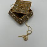 18k GF Italian Link/ Lock and Key Pendant Photo 2